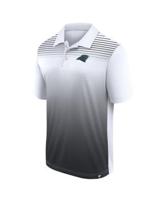Men's White/Black Carolina Panthers Sandlot Game Polo Shirt