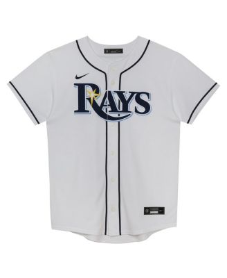 Little Boys and Girls White Tampa Bay Rays Home Replica Jersey