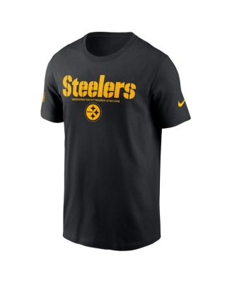 Men's Black Pittsburgh Steelers Sideline Performance T-Shirt