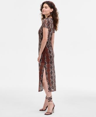 Women's Nola Printed Round-Neck Dress