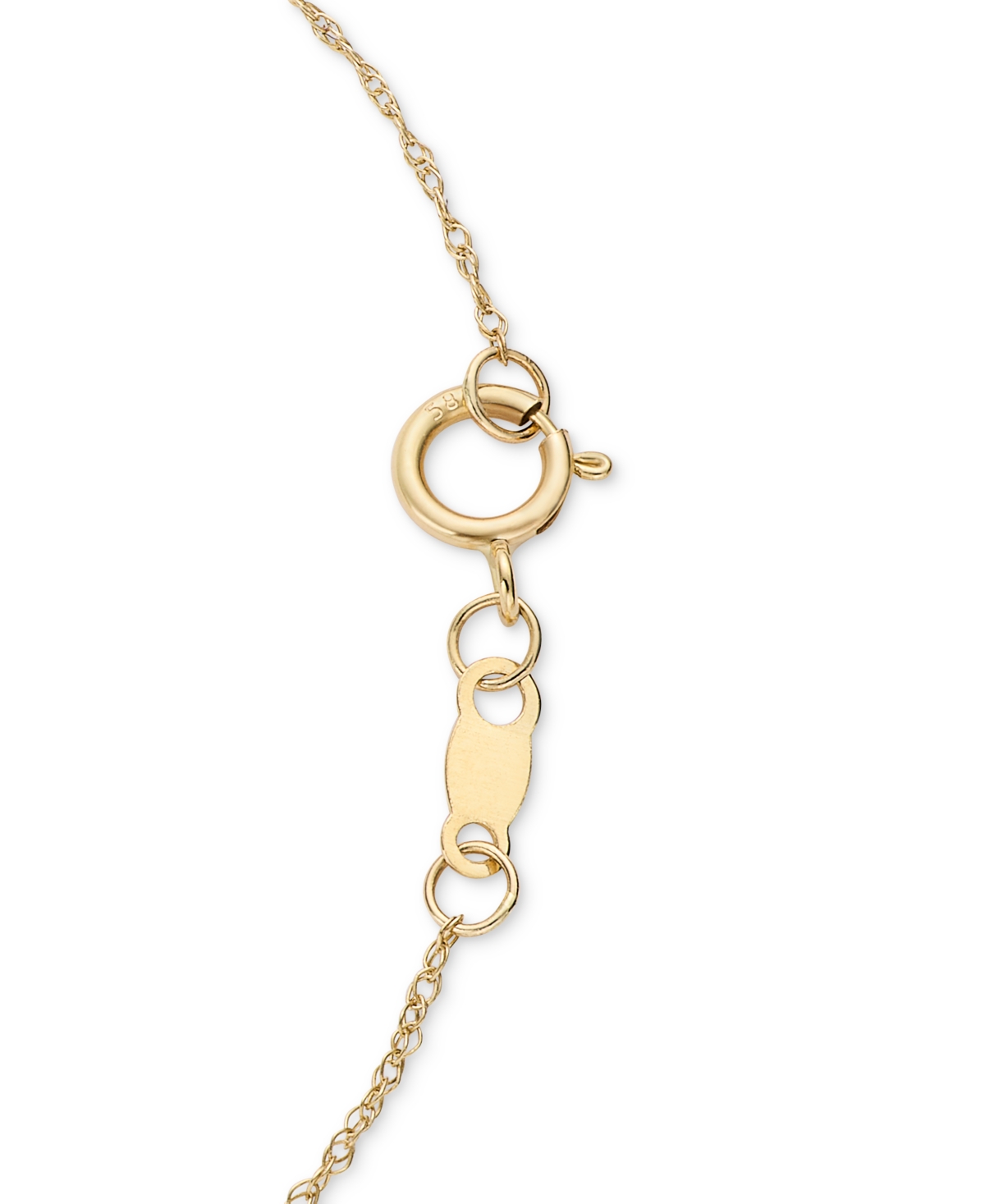 Macy's Diamond Twist Heart 18" Pendant Necklace (1/2 Ct. T.w.) In 14k White Gold Or 14k Yellow Gold, 18" +  In Gold