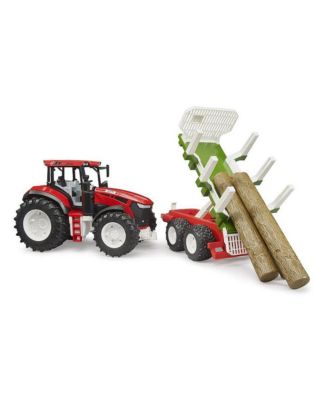 1/16 Roadmax Tractor with Forwarding Trailer & 3 Logs 03453