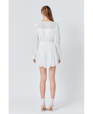 Women's Pleated Romper