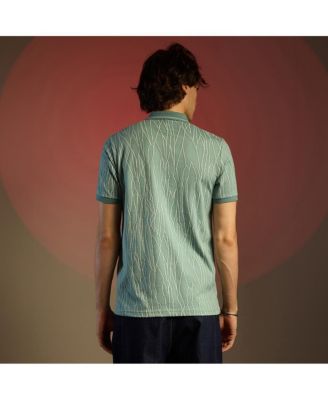 Men's Sea Green Crevice-Lined T-Shirt