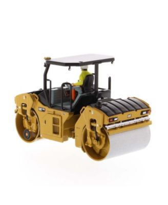 CAT Caterpillar CB-13 Tandem Vibratory Roller with ROPS and Operator High Line Series 1/50 Diecast Model by Diecast Masters