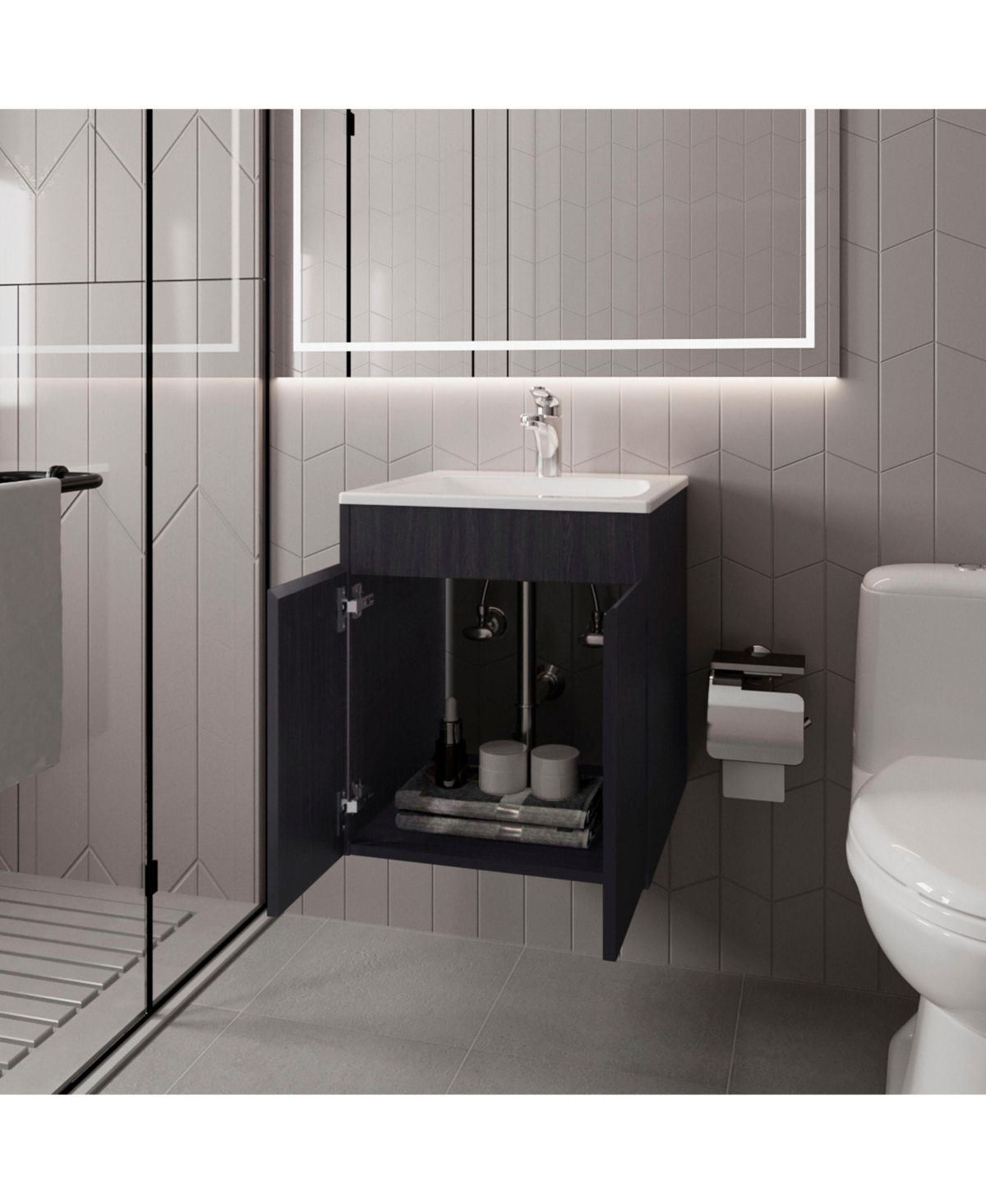 Shoshoni Bathroom Vanity with two Doors