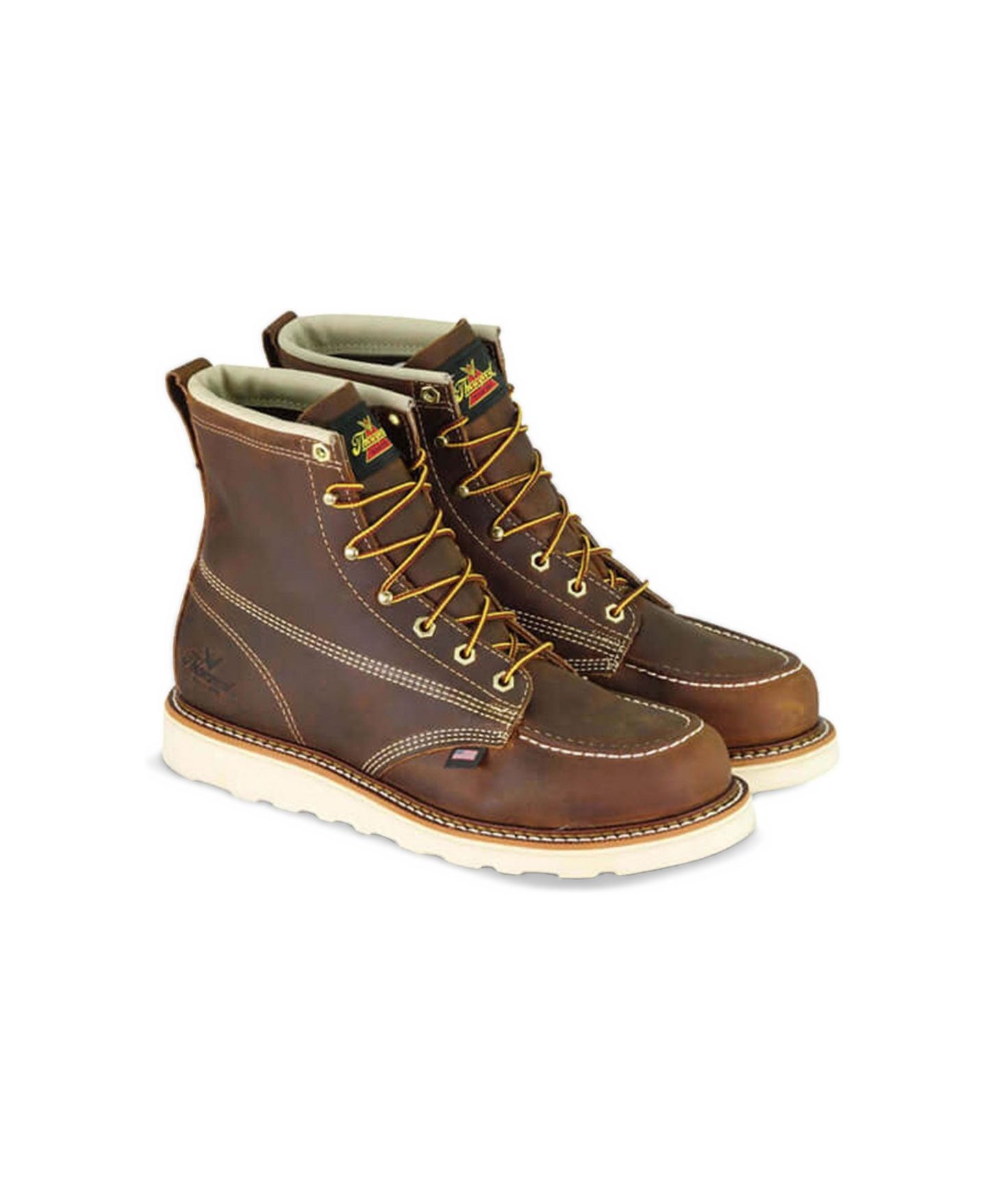 Мужские ботинки Thorogood American Heritage 6" Steel Toe Trail Work Boots for Men, цвет: Crazyhorse — фото 2
