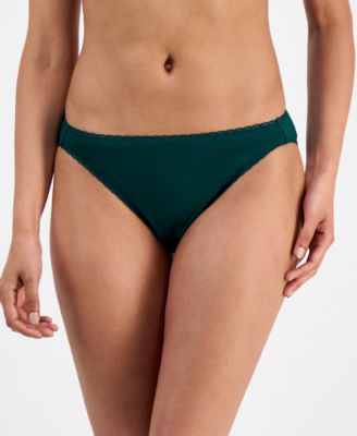 Charter Club - Women's Cotton Pointelle Bikini  Underwear