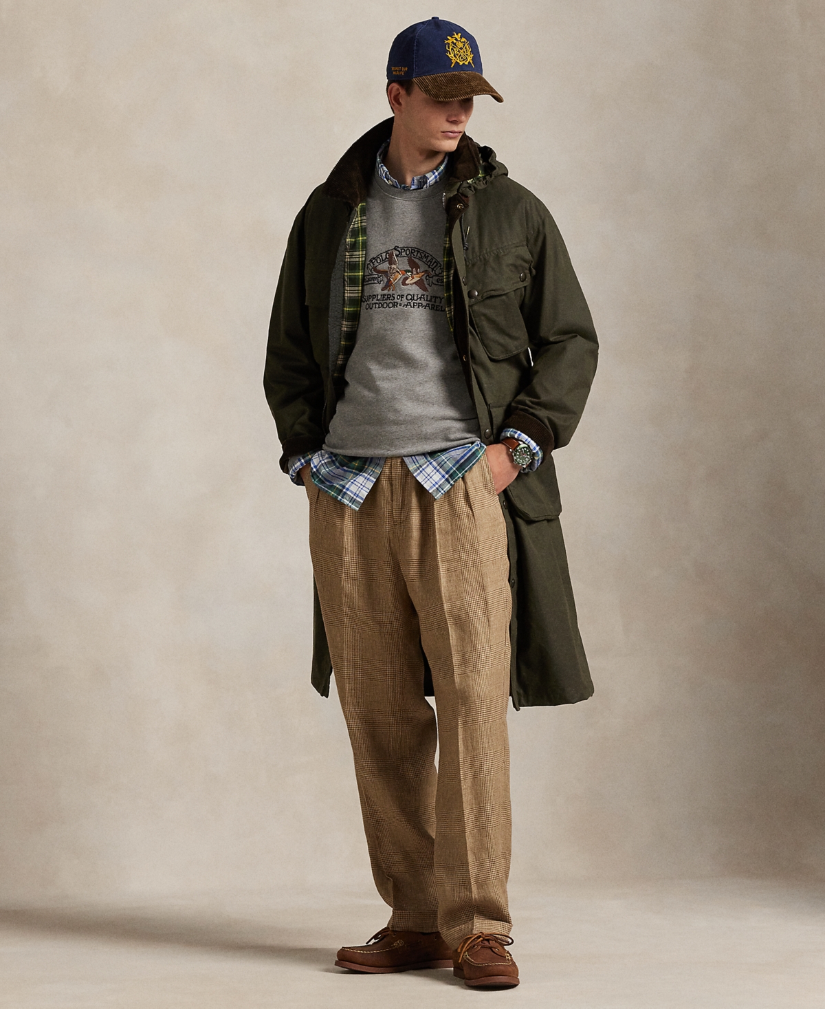 Polo Ralph Lauren Logo-embroidered Sweatshirt In Gray