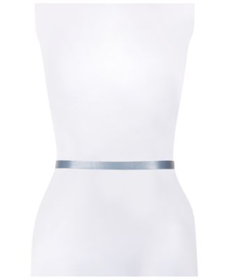 Women's Center Bar Leather Belt