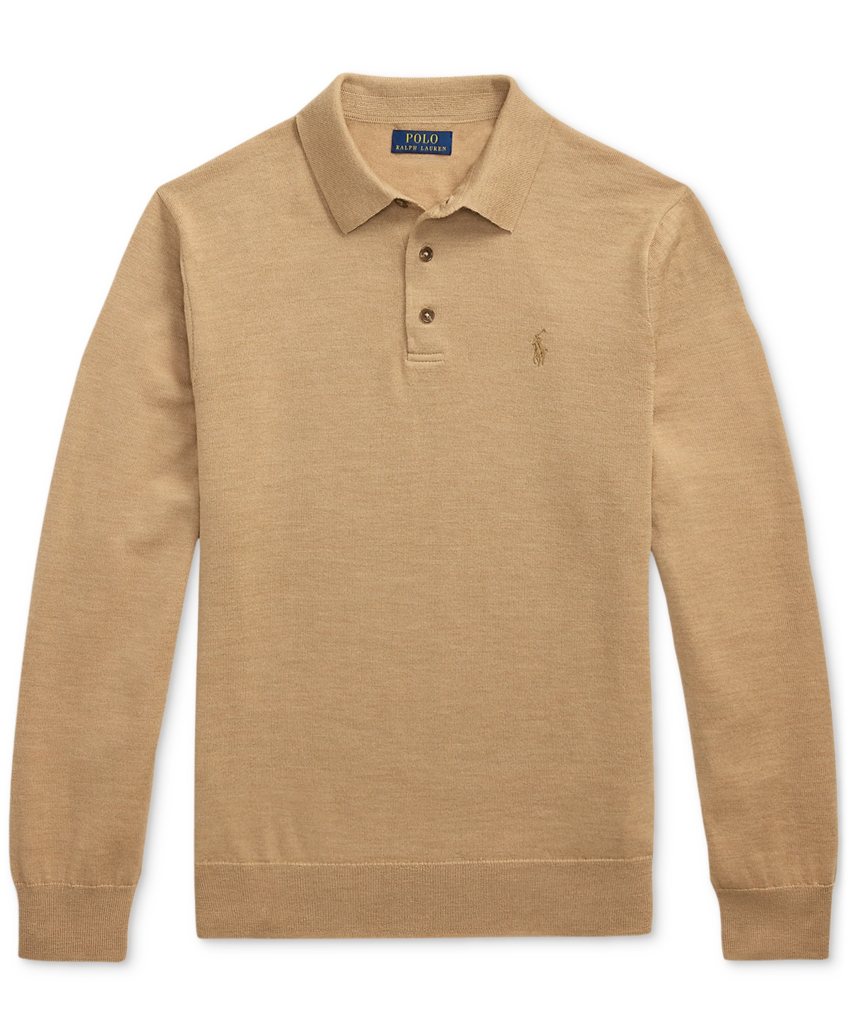 Polo Ralph Lauren Men's Wool Polo-Collar Sweater