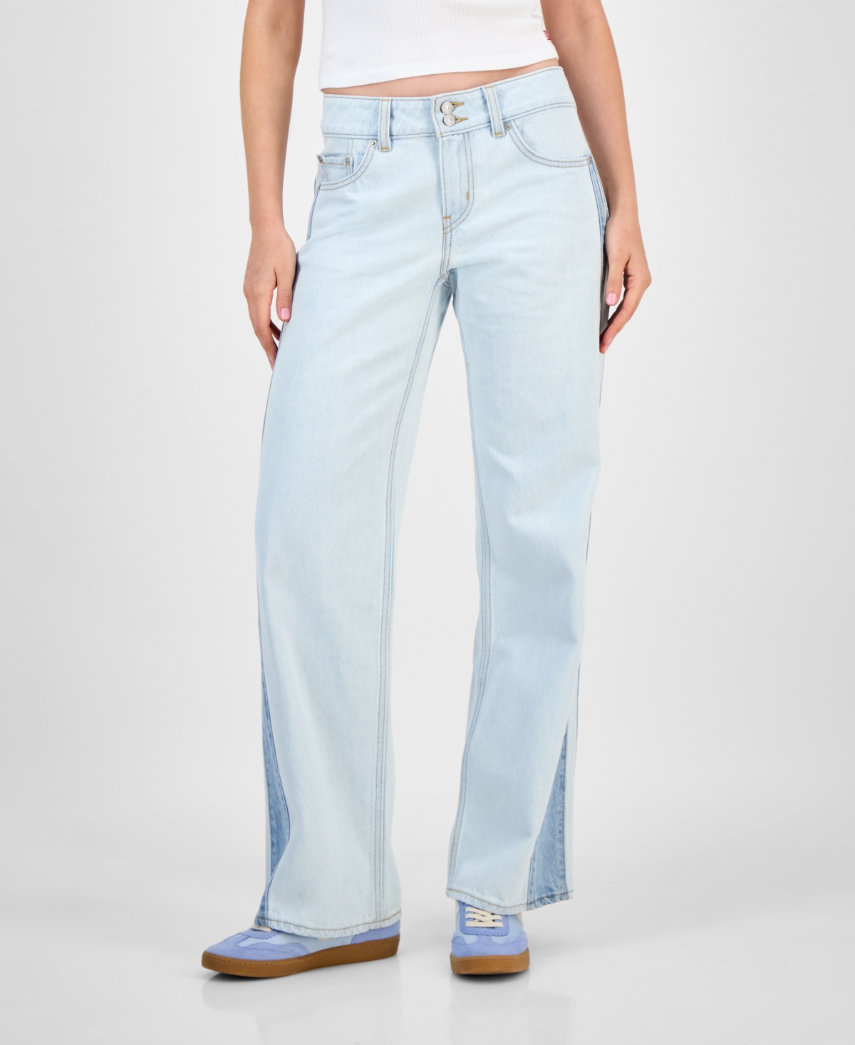 Levi's Women's Superlow Straight-leg Loose Jeans In Multi