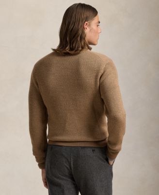 トップス Ralph Lauren 1/4 Zip Wool Knit Sweater Polo Ralph Lauren Men's Washable Wool Quarter-Zip Sweater