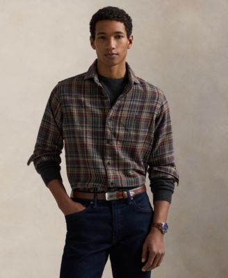 Polo Ralph Lauren - Men's Classic-Fit Plaid Brushed Flannel Shirt