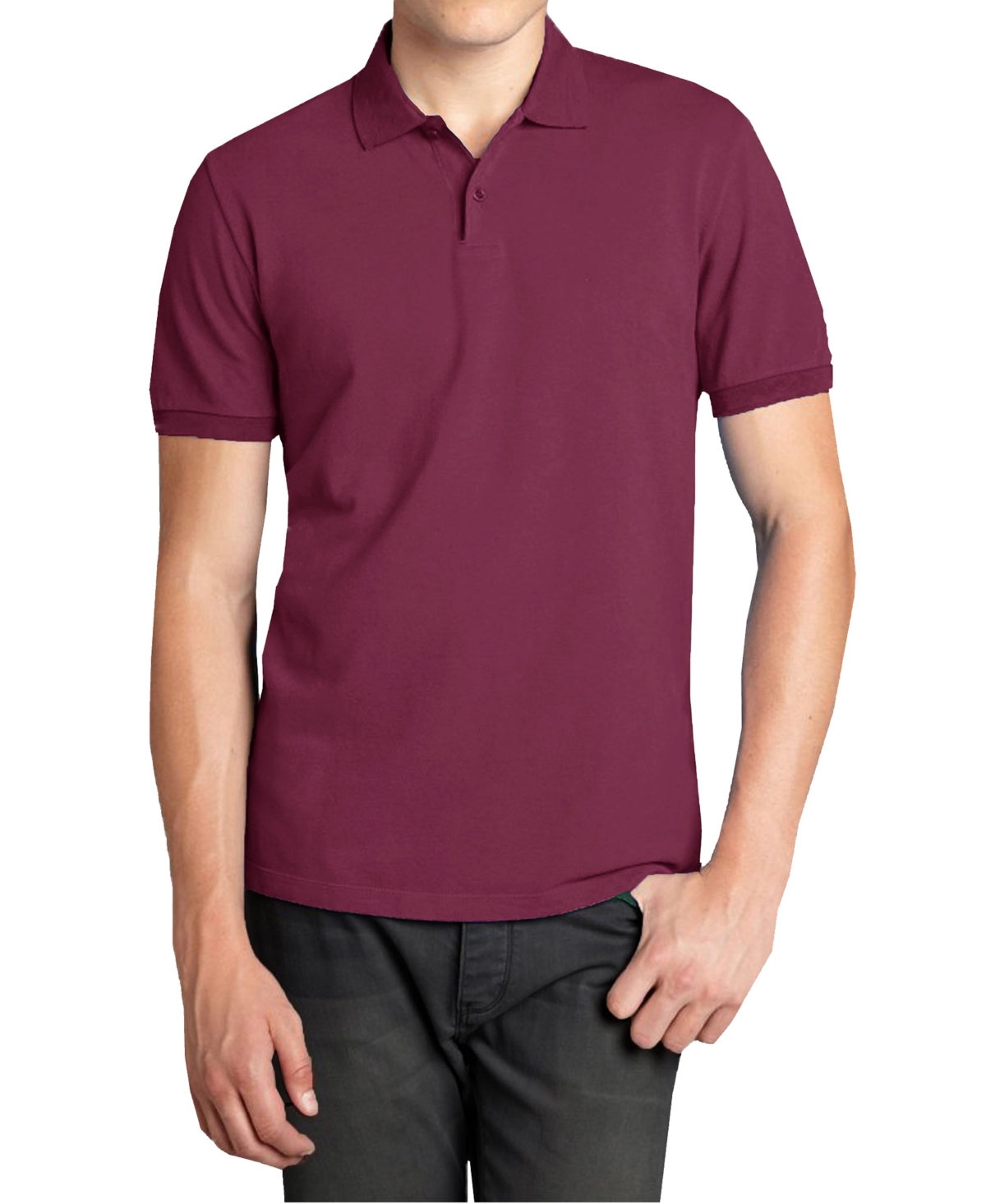 Men's Polo Avenue Short Sleeve Pique Polo Shirt - Royal
