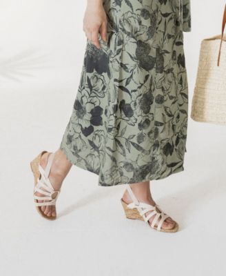 Women's Ataps Round Toe Wedge Sandals