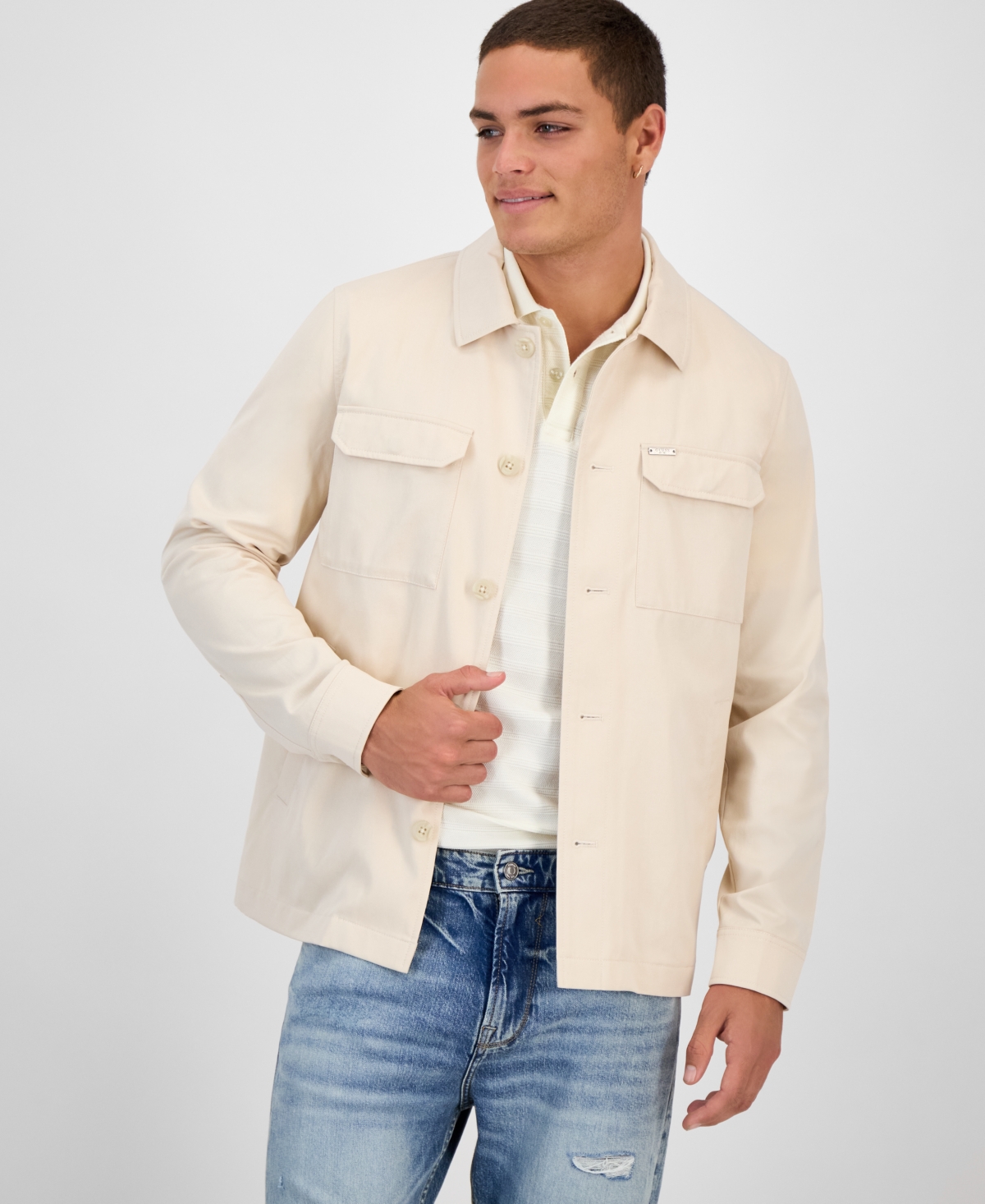 Men's Urban Shirt Jacket - Quicksand