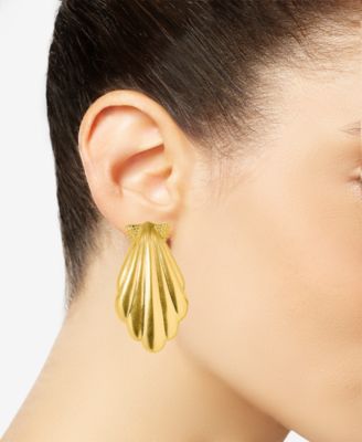 Gold-Tone Alexa Mother-of-Pearl Shell Earrings