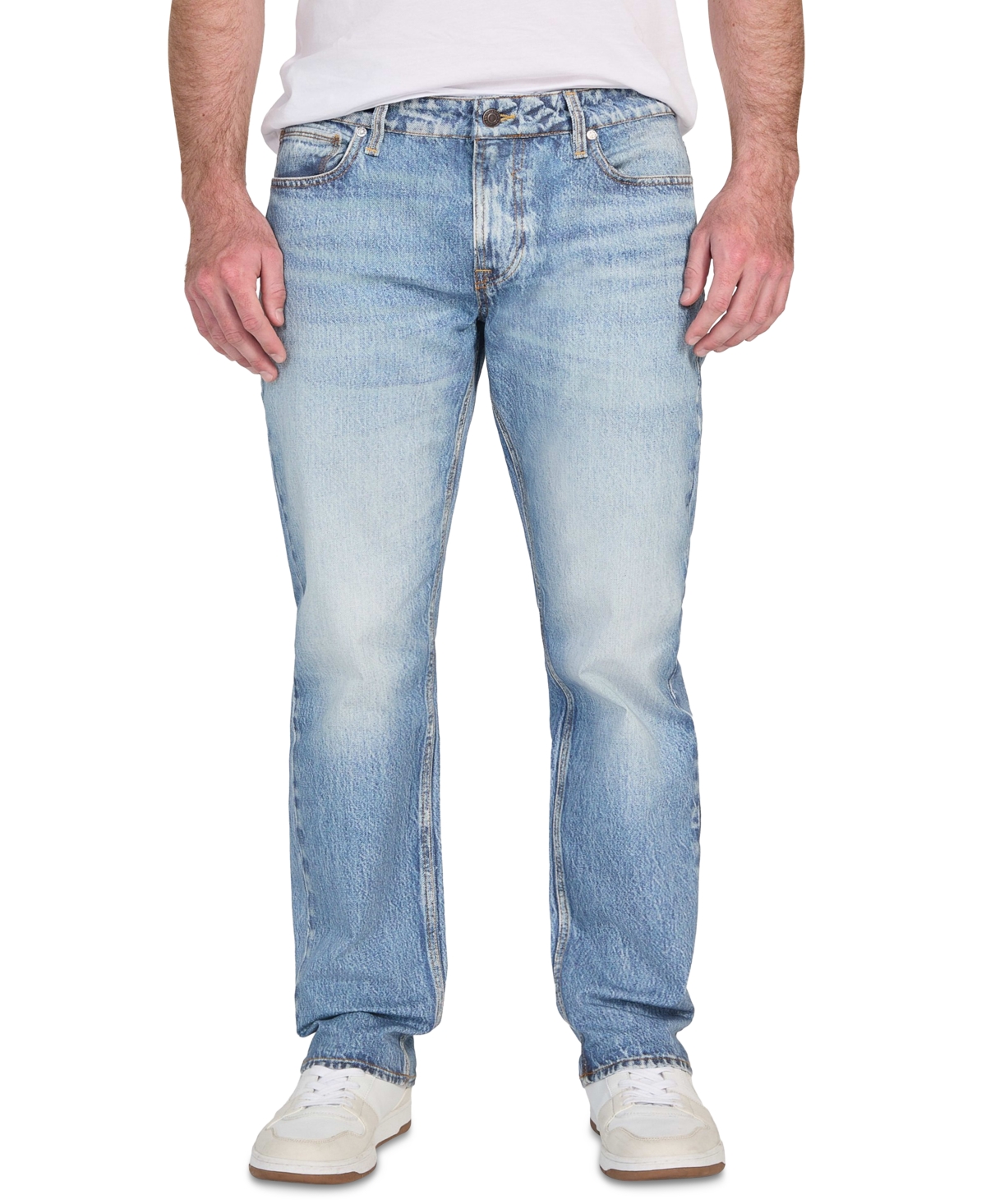 Guess Unisex Angels Jeans In Yellow