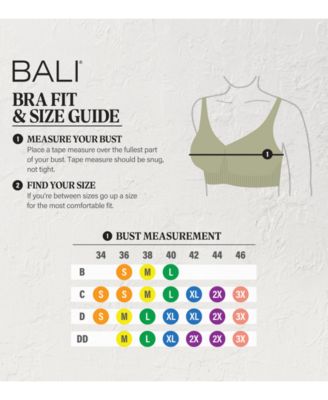 Bali Comfort Revolution ComfortFlex Fit Seamless 2-ply