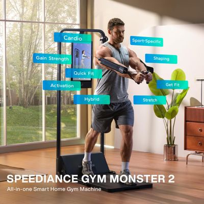 Gym Monster 2, Smart AI-Powered Multi-Functional Smith Machine for Full Body Strength Training, All-in-one Home Gym Equipment