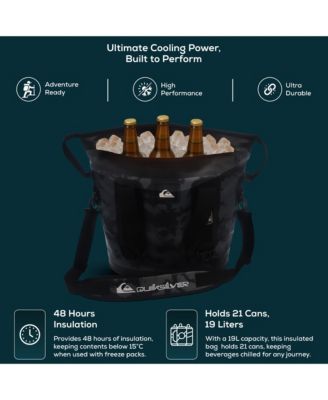 Coastal Collection 48-72H 5 Layer Insulated Tote Coller Bag with Waterproof Zippers