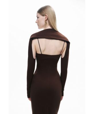 Women's Maxi Dress with Glove Accessory