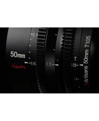 7artisans Photoelectric 50mm T1.05 Vision Cine Lens for Fujifilm X, Black