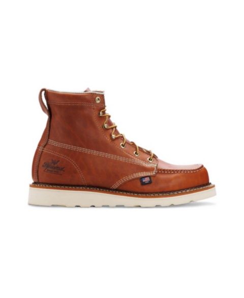 Мужские ботинки Thorogood American Heritage 6" Tobacco Moc Toe Work Boots for Men, цвет: Табачный