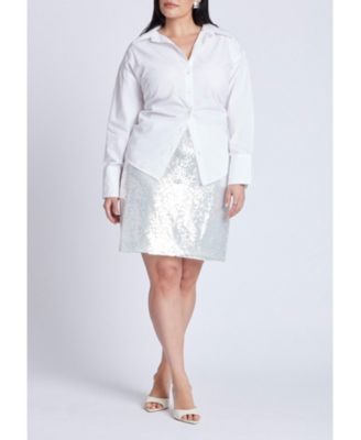 Women's Tie Back Button Up Top