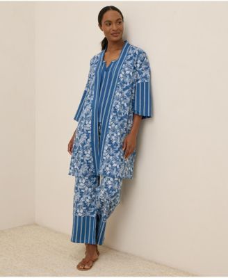 Women's Organic Cotton Staycation Short Robe