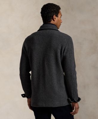Men's Brushed Double-Knit Utility Jacket