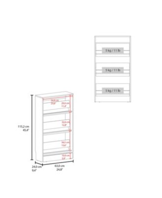 3 Doors, 3 Shelves Crocker Shoe Rack
