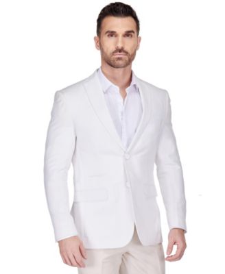 Men's Slim Fit Linen-Blend Blazer