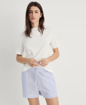 MANGO - Women's Two-Piece Striped Pajama Set