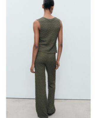 Women's Straight Textured Pants