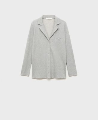 MANGO - Women's Double-Sided Cotton Shirt
