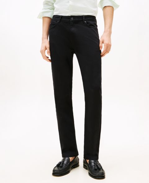 Мужские джинсы Tommy Hilfiger Slim Fit Bleeker, цвет: Чёрный
