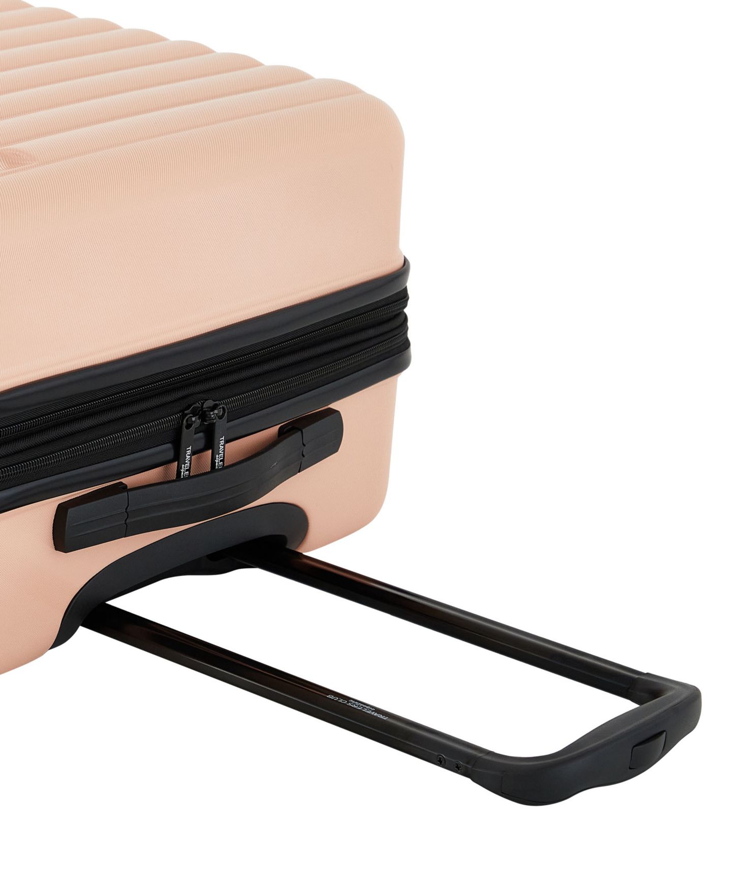 Чемоданы Travelers Club Providence 3-Pc. Expandable Hard Side Luggage Set, цвет: Пыльный розовый — фото 8