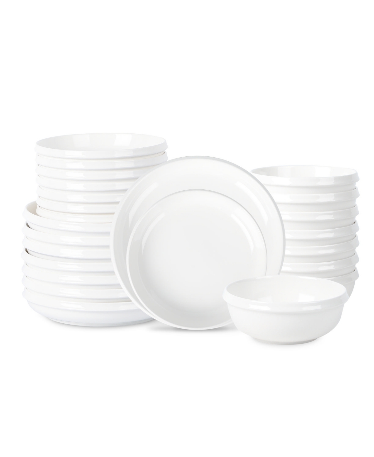 Verso 24 Pc. Dinnerware Set, Service for 8 - White