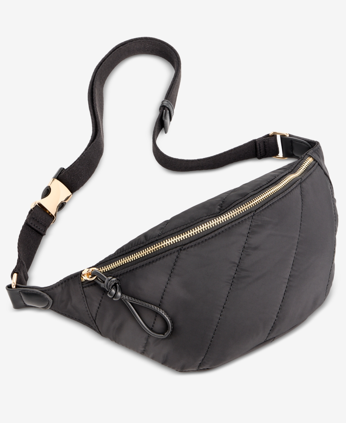 Nylon Belt Bag, Exclusively at Macy's - Black