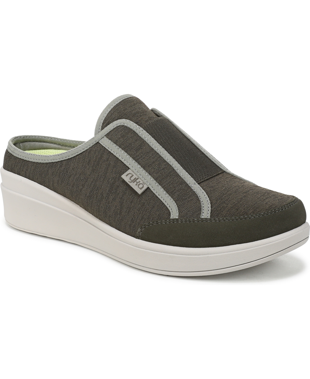 Women's Lounge Washable Slip On Mules - Citadel Blue Fabric