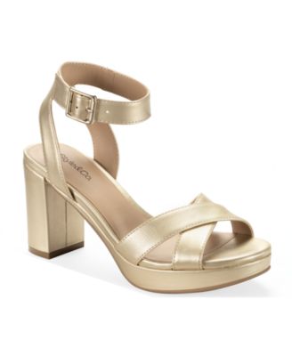 Women's Shannonn Block-Heel Dress Sandals, Exclusively at Macy's
