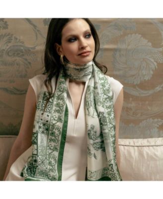 Toile - Long Silk Scarf for Women
