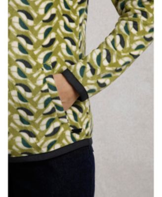 Women's Reena 1/4 Zip Printed Microfleece