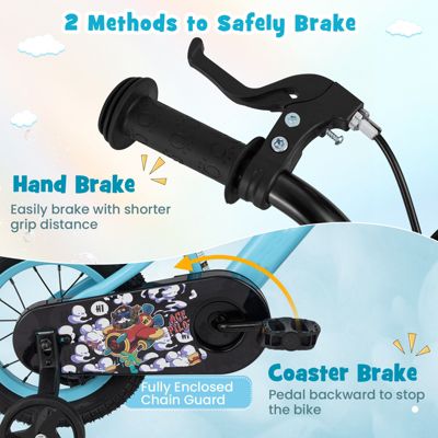 Kids Bike with Adjustable Handlebar and Saddle Perfect Bicycle for Children Aged 4-8 Years Old