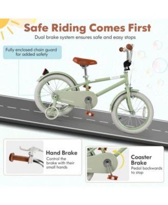 Slickblue Kids Bike with Adjustable Handlebar and Saddle for Growing Children