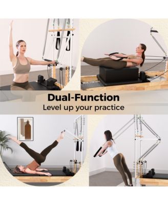 Wooden Reformer & Tower Combo – Includes Mat, Jump Board & Sitting Box