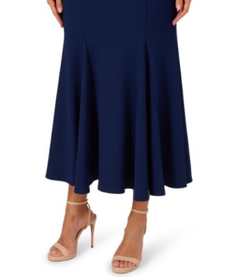 Women's Mock-Neck Knit Mermaid Dress