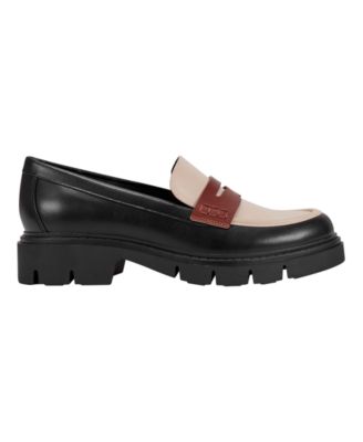 Women's Cube Slip-On Casual Penny Loafers